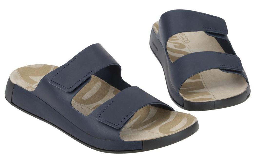 ECCO Leather Slide 'Marine Blue' 圖 4