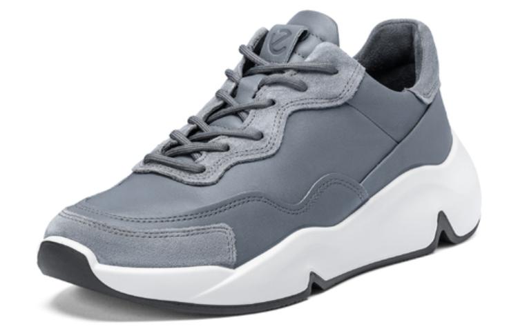 ECCO Leather Sneaker Low 'Grey Dad Shoe' 圖 2