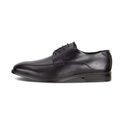 ECCO Melbourne Series 'Breathable Black Wedding Business Leather Shoes'