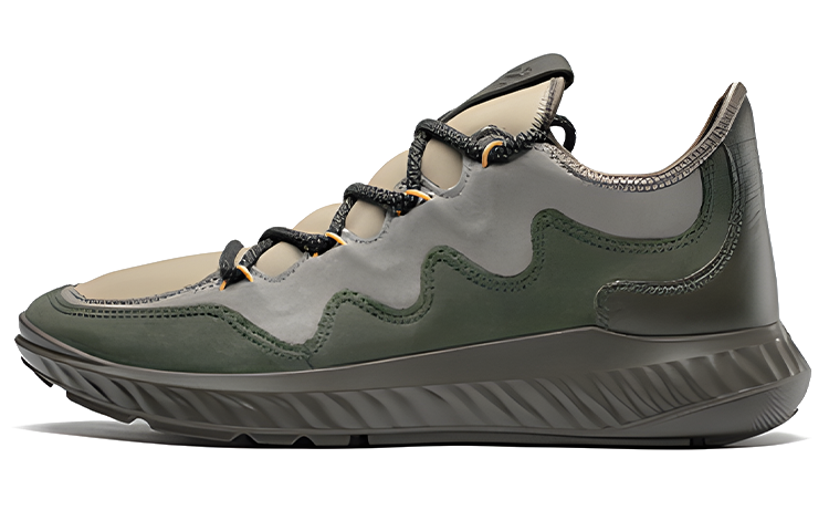 ECCO Patchwork Dad Shoe 'Forest Green' 50424452408