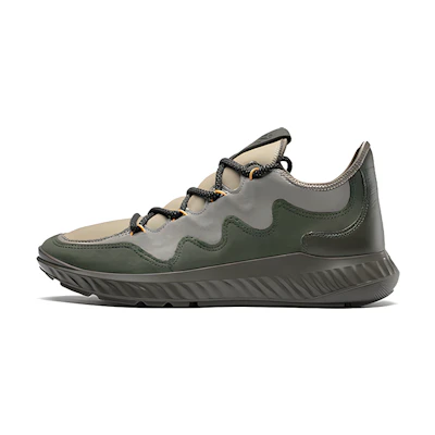 ECCO Patchwork Dad Shoe 'Forest Green'