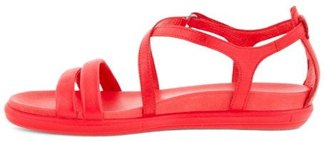 ECCO Roma Bohemia Simple Casual Flat Sandals 'Hibiscus Red' 20923301535 ECCO Roma Bohemia Simple Casual Flat Sandals 'Hibiscus Red' 20923301535