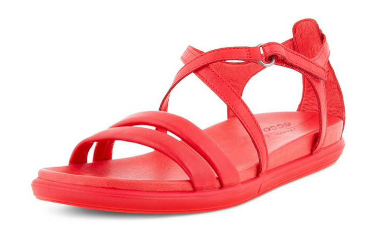 Order ECCO Roma Bohemia Simple Casual Flat Sandals 'Hibiscus Red' 20923301535