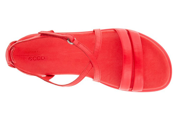 Lookbook ECCO Roma Bohemia Simple Casual Flat Sandals 'Hibiscus Red' 20923301535