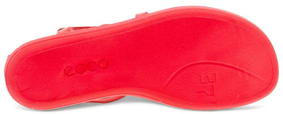 ECCO Roma Bohemia Simple Casual Flat Sandals 'Hibiscus Red' 20923301535 Purchase ECCO Roma Bohemia Simple Casual Flat Sandals 'Hibiscus Red' 20923301535