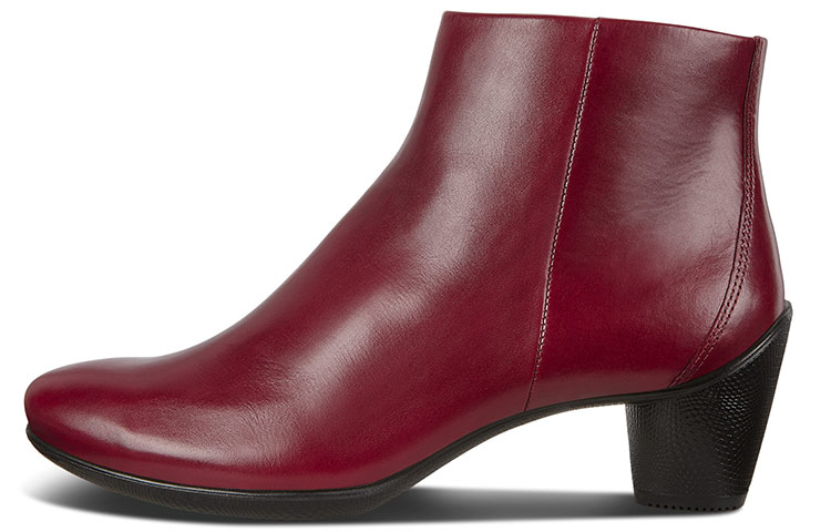 ECCO Sculptured 45 'Deep Burgundy Zip Boot'
