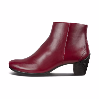 ECCO Sculptured 45 'Deep Burgundy Zip Boot'