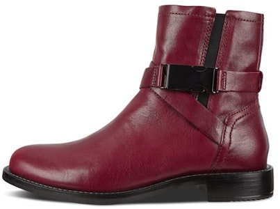 ECCO 经典英伦风深酒红色拉链靴 20667301480 Buy ECCO 经典英伦风深酒红色拉链靴 20667301480