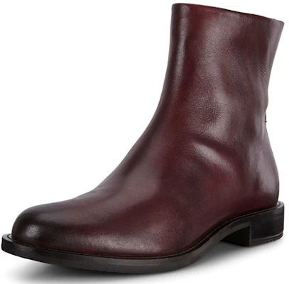 ECCO スカルプチャー ジップブーツ (バーガンディ) 26663301070 Order ECCO スカルプチャー ジップブーツ (バーガンディ) 26663301070
