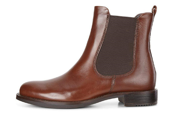 ECCO Sculptured Series Chelsea Boot 'Brown Brogue' 26650301014