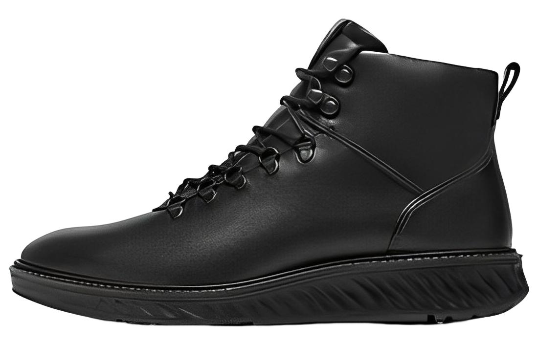 ECCO SD Hybrid Series Leather Ankle Martens Boot 'Magnet Grey' 83682401308
