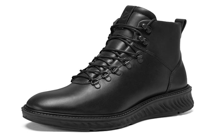 Order ECCO SD Hybrid Series Leather Ankle Martens Boot 'Magnet Grey' 83682401308