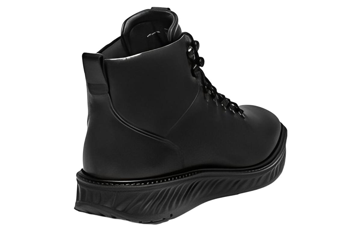 Shop ECCO SD Hybrid Series Leather Ankle Martens Boot 'Magnet Grey' 83682401308