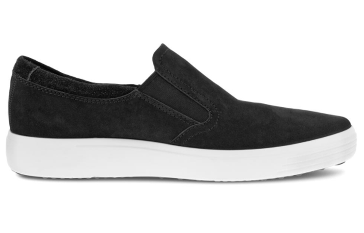 ECCO Soft 7 2.0 'Black Suede' Casual Shoes 圖 2