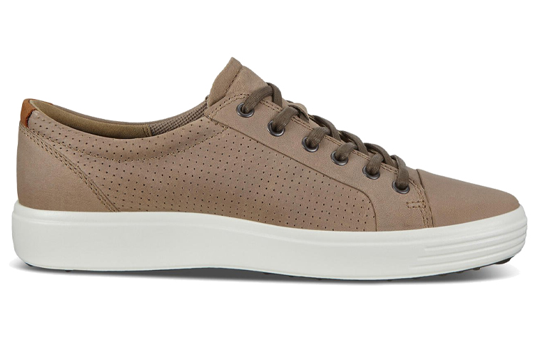 ECCO Soft 7 'Fashion Round Toe Lace-Up Low-Top Brown' 圖 2