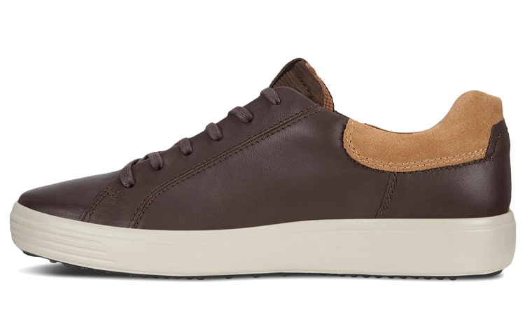 ECCO Soft 7 Low-Top Casual Flat Shoes 'Simplistic Comfort Brown' 47005452314