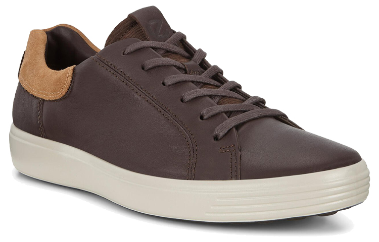 Lookbook ECCO Soft 7 Low-Top Casual Flat Shoes 'Simplistic Comfort Brown' 47005452314
