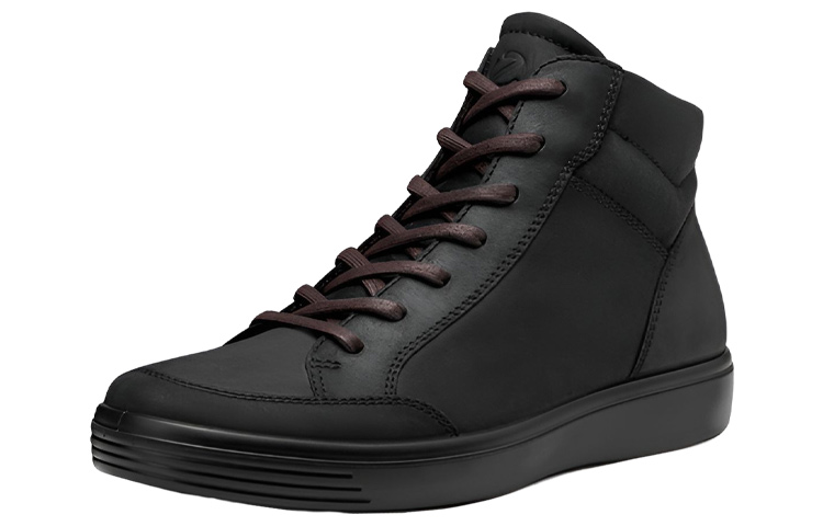 ECCO Soft 'High Top Black Fashion Sneaker' 圖 3