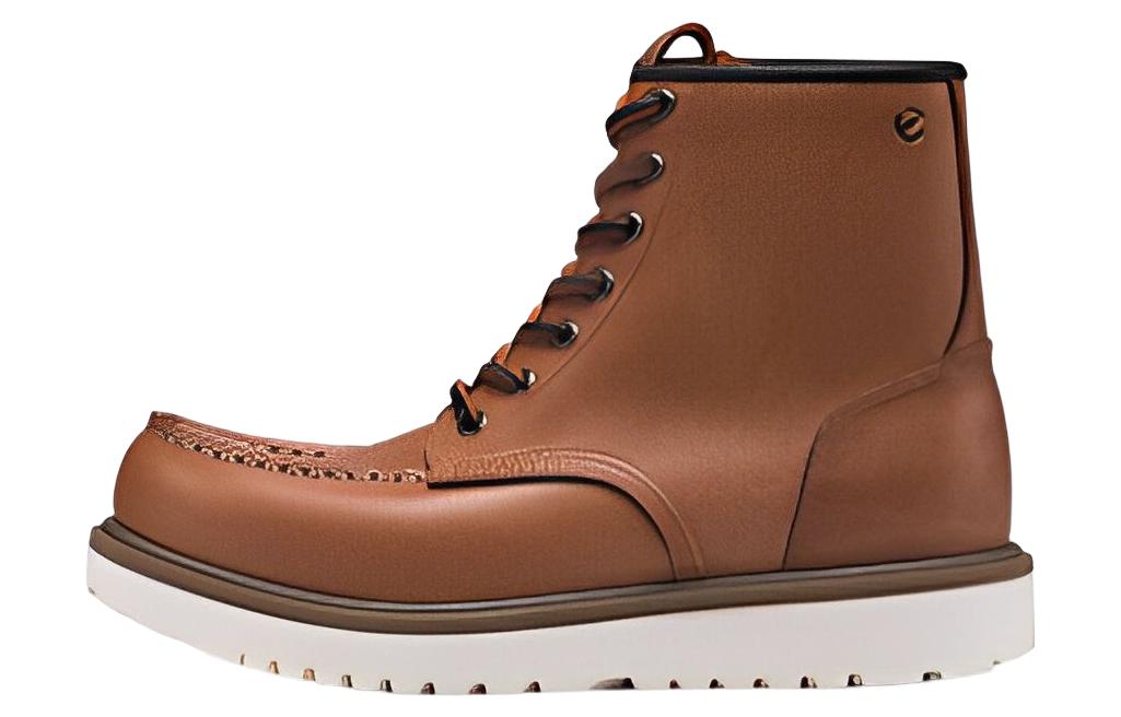 ECCO Soft Series Ankle Boot 'Brown Leather' 21761401053