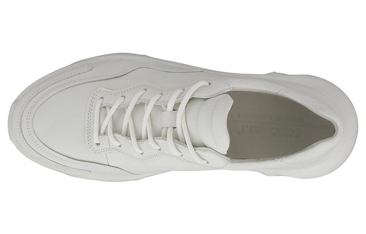 ECCO Tredtray Leather Patchwork 'White Dad Shoe' 圖 3