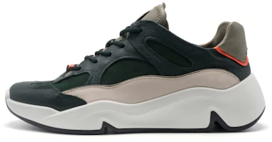 ECCO Tredtray Series 'Algae Green Patchwork Dad Shoe' 52018460237 ECCO Tredtray Series 'Algae Green Patchwork Dad Shoe' 52018460237