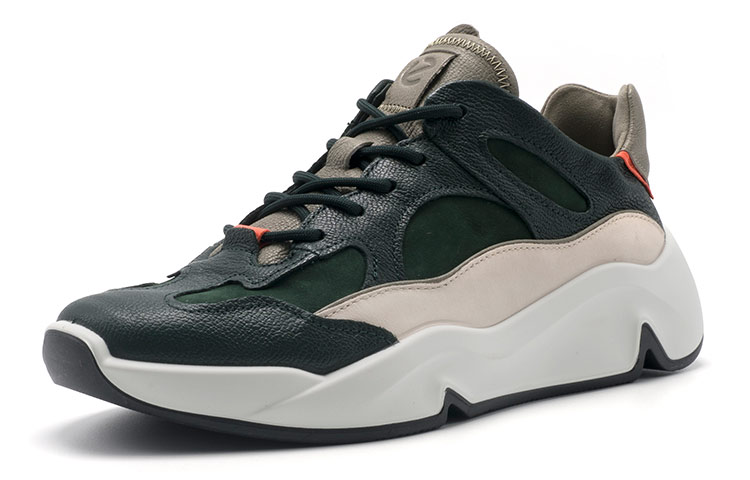 ECCO Tredtray Series 'Algae Green Patchwork Dad Shoe' 圖 2