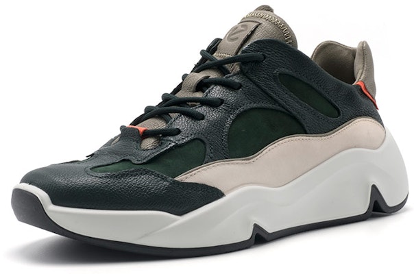ECCO Tredtray Series 'Algae Green Patchwork Kasut Ayah' 52018460237 Order ECCO Tredtray Series 'Algae Green Patchwork Kasut Ayah' 52018460237