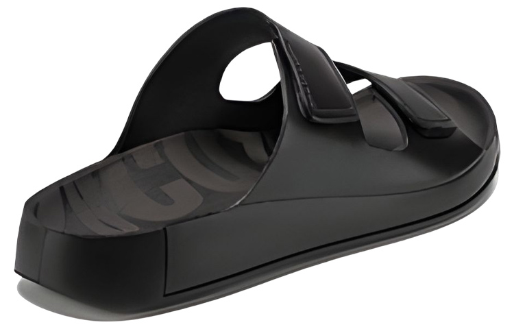 ECCO Velcro Leather Sandals 'Black' 圖 4