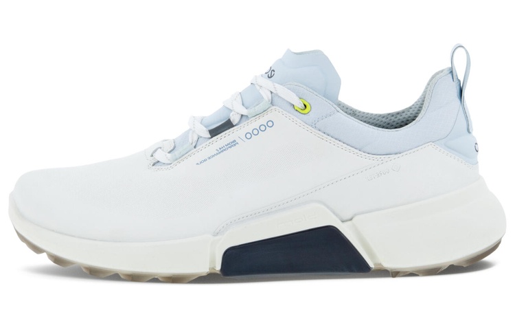 ECCO White Leather Low-Top Casual Sneakers - Stylish & Breathable 10828460611