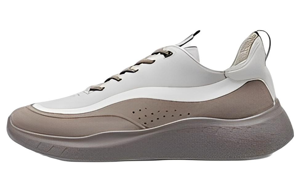 ECCO Yuedong 'Grey Brown Dad Shoe'