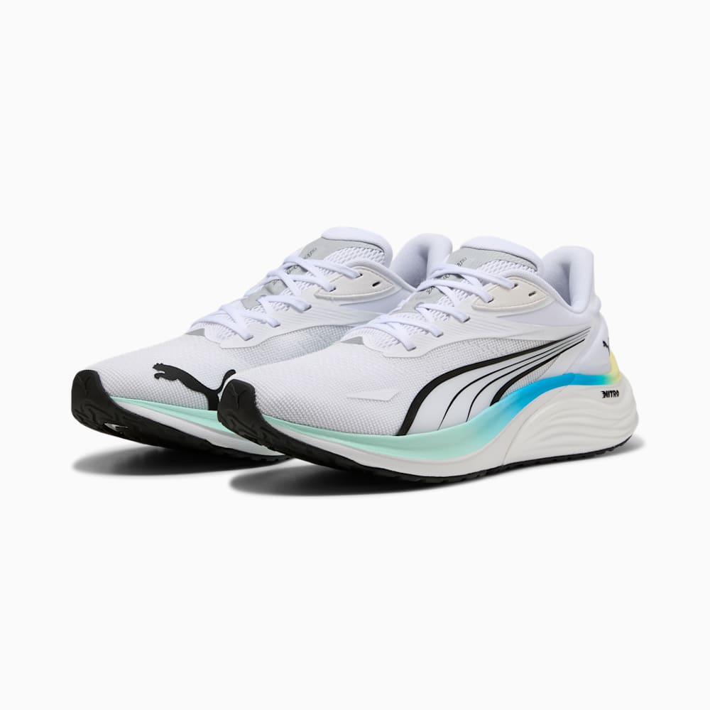 Order Electrify Nitro 4 Shoes PUMA White-Mint Melt-Speed Blue 310789-11