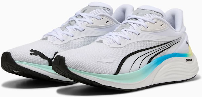 Electrify Nitro 4 Shoes PUMA White-Mint Melt-Speed Blue 310789-11 Order Electrify Nitro 4 Shoes PUMA White-Mint Melt-Speed Blue 310789-11