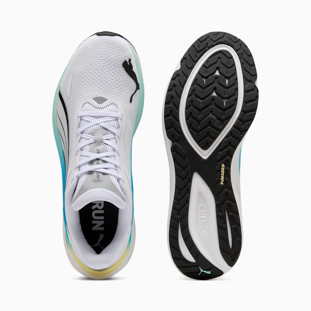 Shop Electrify Nitro 4 Shoes PUMA White-Mint Melt-Speed Blue 310789-11