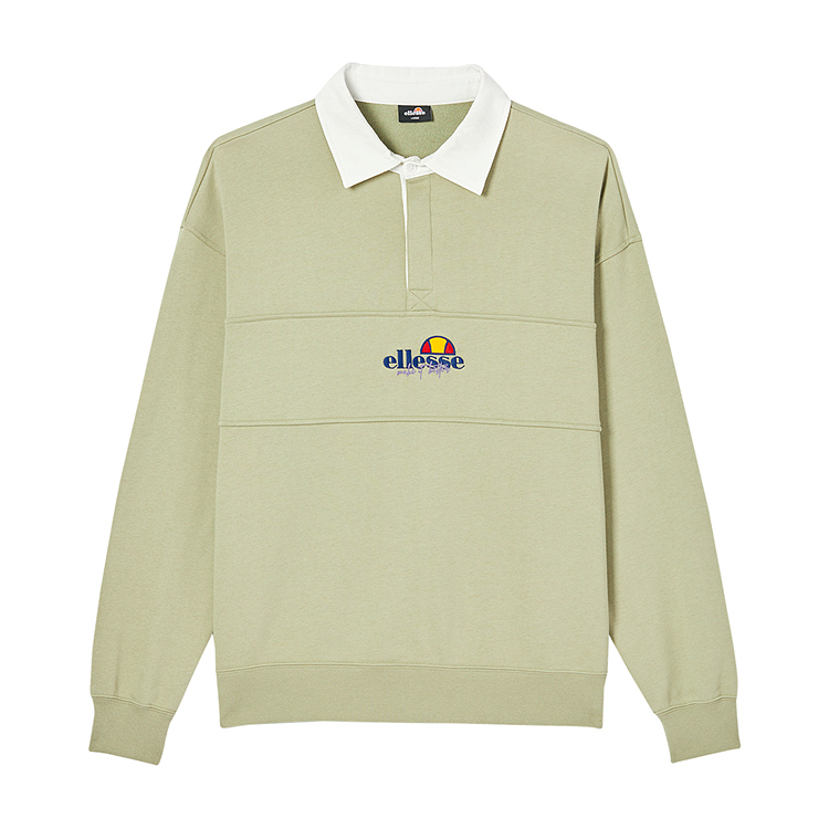 ellesse Unisex 3D Embroidered Logo Comfortable Long-Sleeve Sweatshirt. EN1SW247061