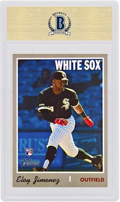Eloy Jimenez 2018 Topps Heritage Rookie Action Variation #516 Order Eloy Jimenez 2018 Topps Heritage Rookie Action Variation #516