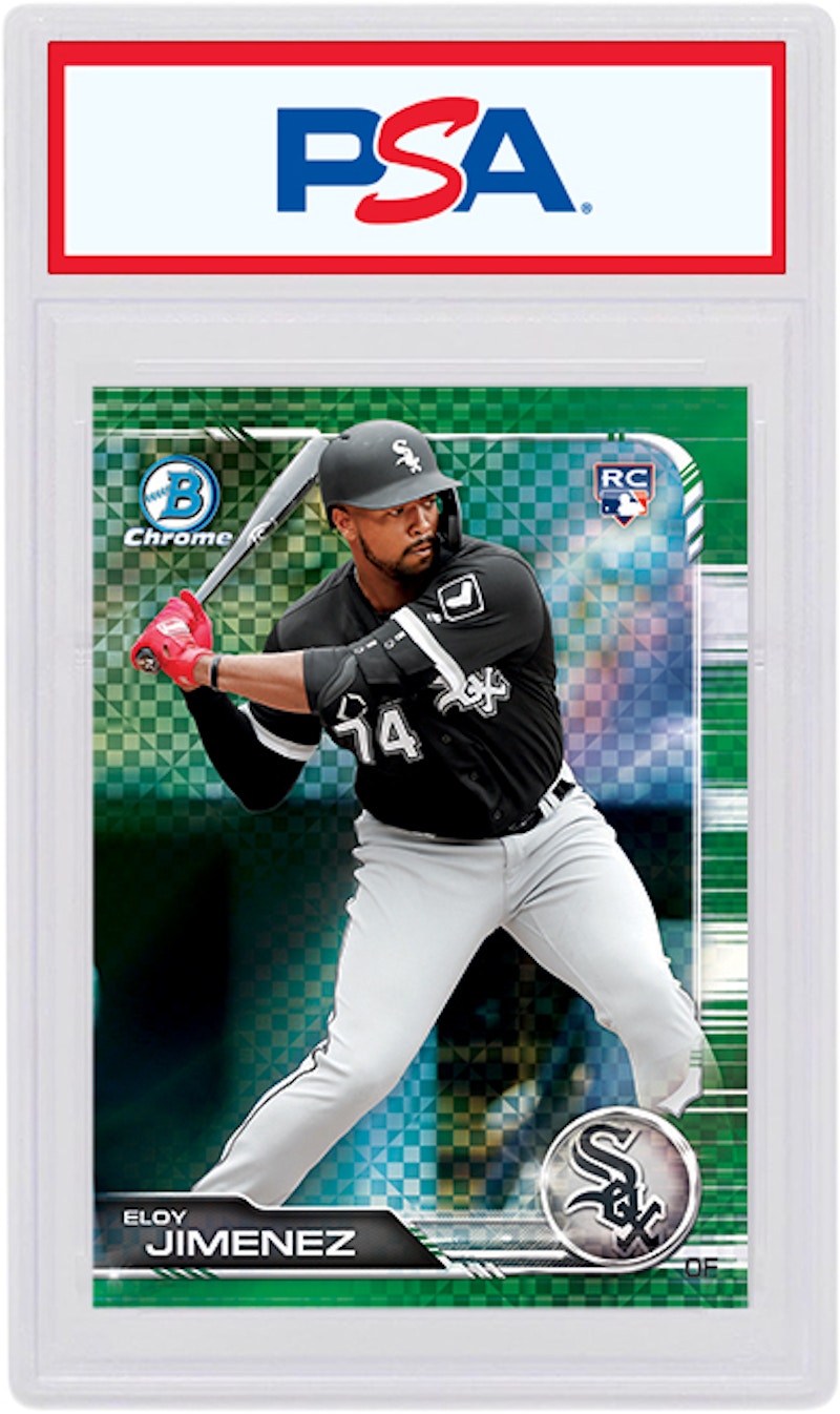 Eloy Jimenez 2019 Bowman Chrome X Rookie Green X-Fractor /31 #81