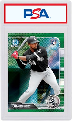 Eloy Jimenez 2019 Bowman Chrome X Rookie Green X-Fractor /31 #81 Buy Eloy Jimenez 2019 Bowman Chrome X Rookie Green X-Fractor /31 #81