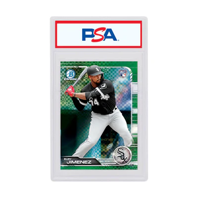 Eloy Jimenez 2019 Bowman Chrome X Rookie Green X-Fractor /31 #81