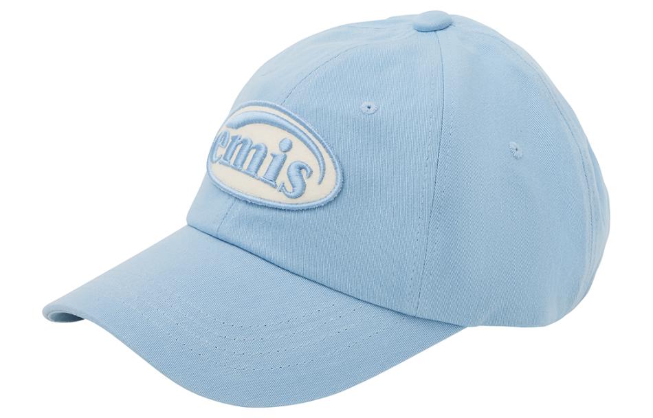 EMIS Alphabet Embroidered Cotton Baseball Cap Unisex Light Blue 1312-SKY BLUE