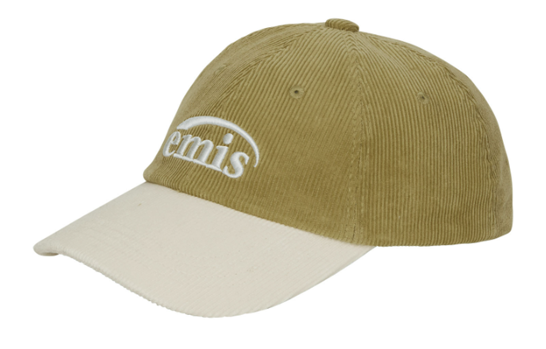 EMIS Embroidered Cotton Baseball Cap Unisex Couple Style Yellow 1584-mustard