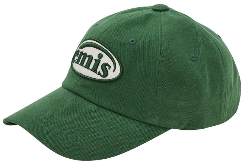 emis-green-embroidered-letter-cotton-baseball-cap-unisex-caps-1305-green
