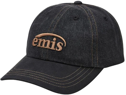 Emis Logo Cotton Denim Cap Black (Unisex) 1411-GRAY/BLACK Buy Emis Logo Cotton Denim Cap Black (Unisex) 1411-GRAY/BLACK