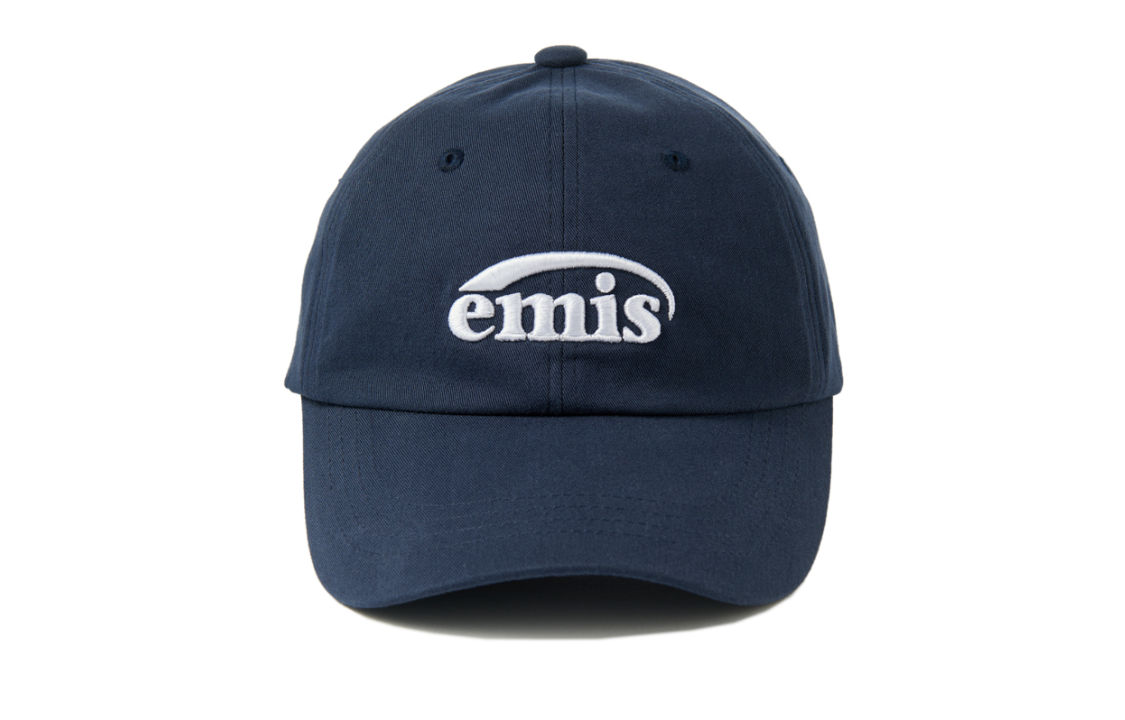 EMIS Navy Blue Solid Cotton Baseball Cap - Unisex Couple Style 512-navy