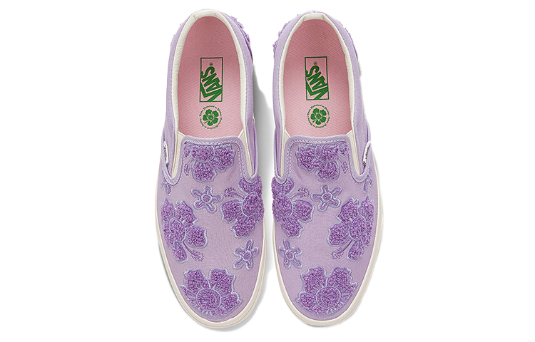 Shop Emma Mulholland on Holiday x Vans Classic Slip-On 'Whimsical Floral Embroidery' VN0A5JMH6GL