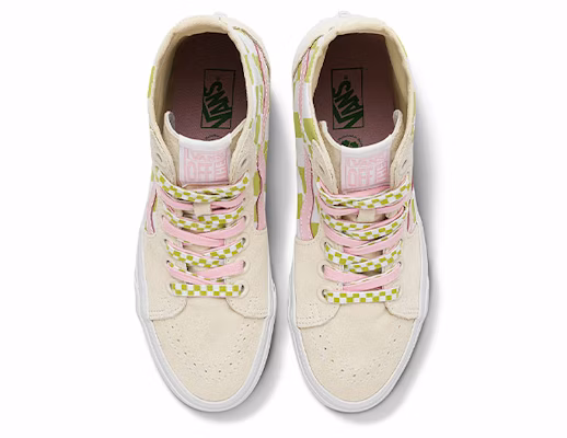 Emma Mulholland on Holiday x Vans Sk8-Hi Tapered 'Whimsical Checkerboard' VN0A5KRU6GL Lookbook Emma Mulholland on Holiday x Vans Sk8-Hi Tapered 'Whimsical Checkerboard' VN0A5KRU6GL