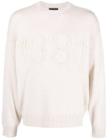 EMPORIO ARMANI Beige Digital Pattern Crewneck Knit Sweater. 6R1MXP-1MMAZ-0304 EMPORIO ARMANI Beige Digital Pattern Crewneck Knit Sweater. 6R1MXP-1MMAZ-0304