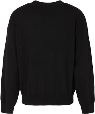 Emporio Armani Black Cartoon Graphic Knit Sweater. 6R1MXN-1MNIZ-0999 Lookbook Emporio Armani Black Cartoon Graphic Knit Sweater. 6R1MXN-1MNIZ-0999