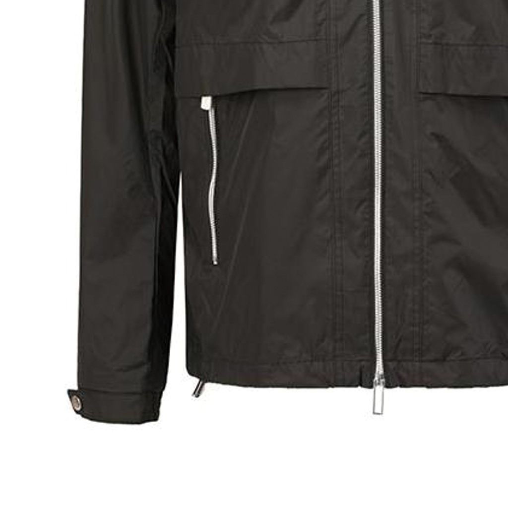 Emporio Armani  Black Color-Block Logo Embroidered Zip-Up Jacket. 3L1BA1-1NCGZ-0999 圖 7