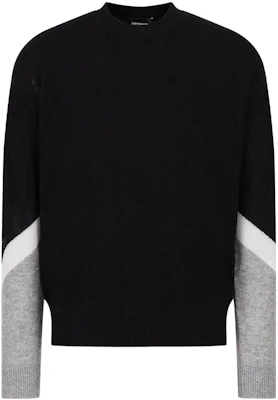 Suéter de Cashmere Negro Contrastado Emporio Armani para Hombre. 3R1MX6-1MDTZ-0920 Order Suéter de Cashmere Negro Contrastado Emporio Armani para Hombre. 3R1MX6-1MDTZ-0920