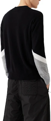 Suéter de Cashmere Negro Contrastado Emporio Armani para Hombre. 3R1MX6-1MDTZ-0920 Shop Suéter de Cashmere Negro Contrastado Emporio Armani para Hombre. 3R1MX6-1MDTZ-0920